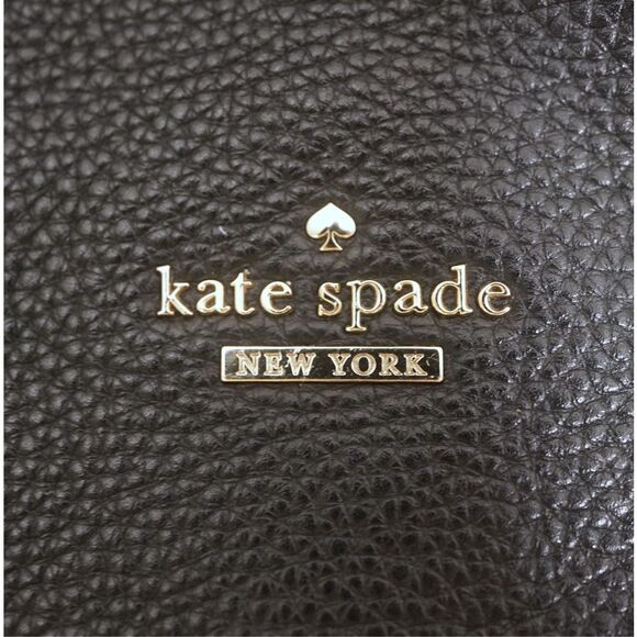 Kate Spade Black Pebbled Leather Bucket Bag - Picture 7 of 8